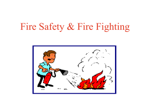 Basics of Fire Fighting
