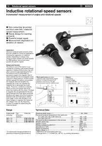 Note speed sensor ind