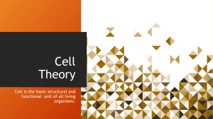 Cell  Theory