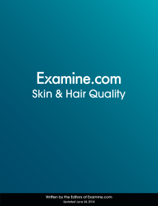 skin and hair quality
