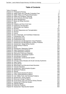 lewis med surg test bank