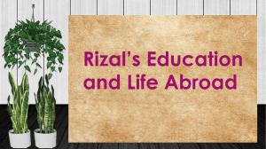 Rizals-Education-and-Life-Abroad