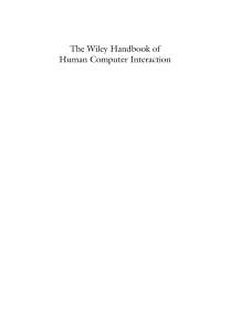 The Wiley Handbook of Human Computer Interaction Set by Kirakowski, Jurek Norman, Kent L (z-lib.org)