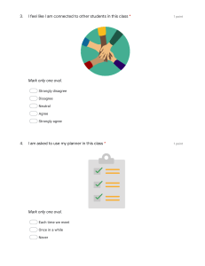 Quarter #4 Required CHECK-IN for Student Success - Google Forms