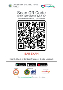 Bar Exam QRCode - StaySafe