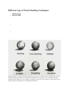 Different type of Pencil Shading Techniques
