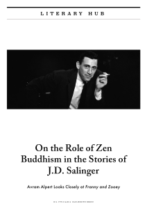 On the Role of Zen Buddhism in the Stories of J.D. Salinger ‹ Literary Hub