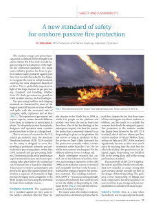 A new standard of safety for onshore passive fire protection