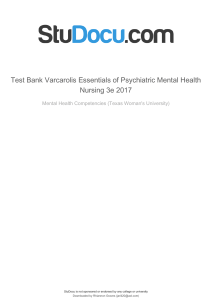 test-bank-varcarolis-essentials-of-psychiatric-mental-health-nursing-3e-2017