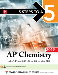 5 Steps to a 5 AP Chemistry 2019 - John T. Moore