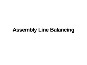 Line Balancing