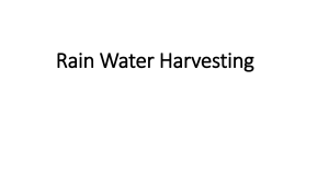 Rain Water Harvesting1 ppt