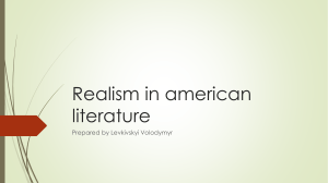 Realism in american literature