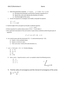 Calculus B Worksheet 3
