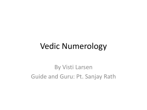 Visti Larsen - Vedic Numerology