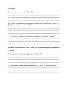 Hunger Games Question Packet