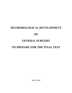 list of questions for intermediate certification on the discipline general surgery radiation diagnostics - final testing