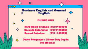 PPT English Business By Kelompok 5