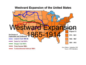  Westward Expansion groups
