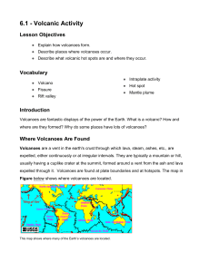 6.1 Volcanic Activity Text