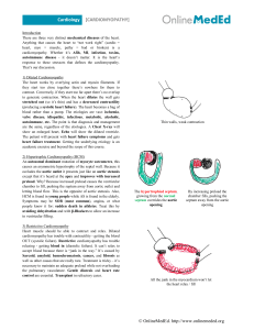 Cardiomyopathy pdf