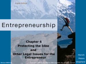 Entrepreneurship Chapter Six