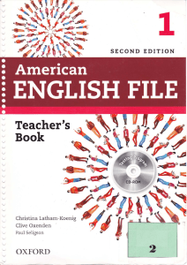 American English file 2ed 1 Teacher book