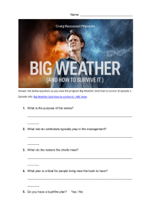 Big Weather Worksheet