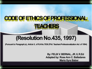 Code of Ethics for Philippine Teachers-converted