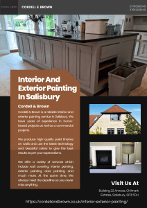 Interior And Exterior Painting In Salisbury