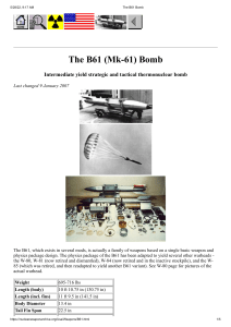 The B61 Bomb