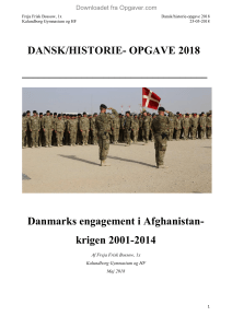 Danmark i Afghanistan DHO