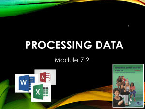 Processing data