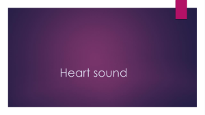 heart sound section