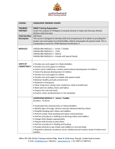 Caregiving Course Description Module 1-4