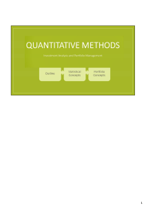 Quantitative Methods (with notes) Final