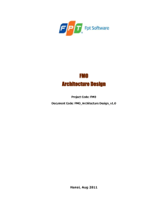 FMO Architecture Design v1.0