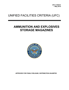 UFC 4-420-01 Ammunition and Explosives Storage Magazines