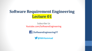 01 Requirment engineering