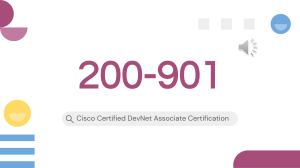 Cisco Certification 200-901 DEVCOR Exam Information