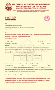Booking Application form