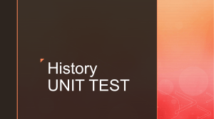 History-Unit-Test