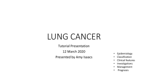 LUNG CANCER