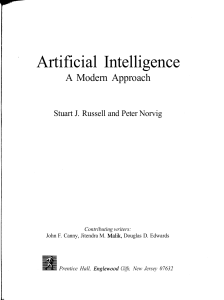 Artificial Intelligence A Modern Approach - Stuart J. Russell , Peter Norvig