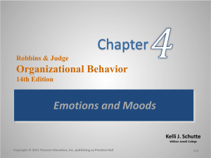 Chapter4 Emosions and Moods