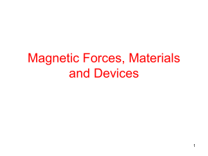 s3b Magnetic Forces, Materials and Devices