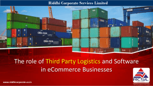 The role of Third Party Logistics and Software in eCommerce businesses