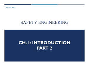 Ch 1-Introduction to Safety Engineering--Part 2