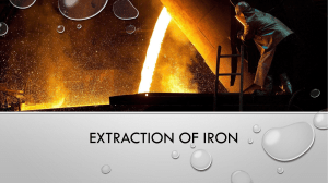 Extraction of iron with questions