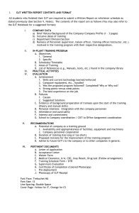 OJT-WRITTEN-REPORT-CONTENTS-AND-FORMAT
